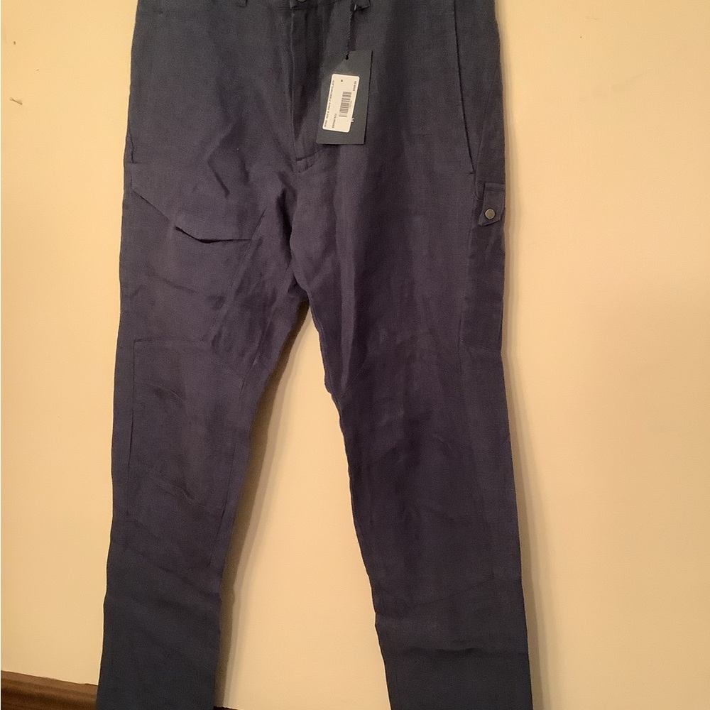 SEASE Blue Cargo Pants M (34x33) NWT